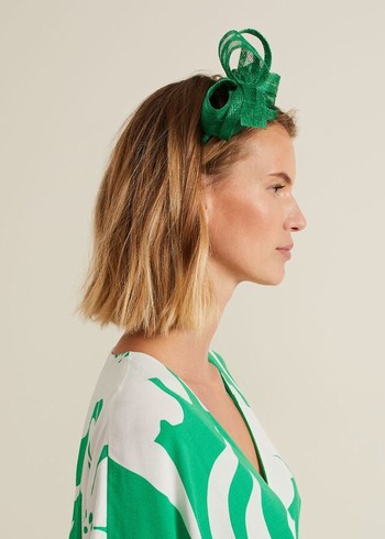 Phase Eight Twist Bow Hats Green Australia | BZ9610548